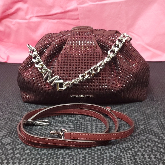 Michael Kors Nola Small Embellished Crossbody Bag w/ Shoulder Strap - Picture 1 of 7